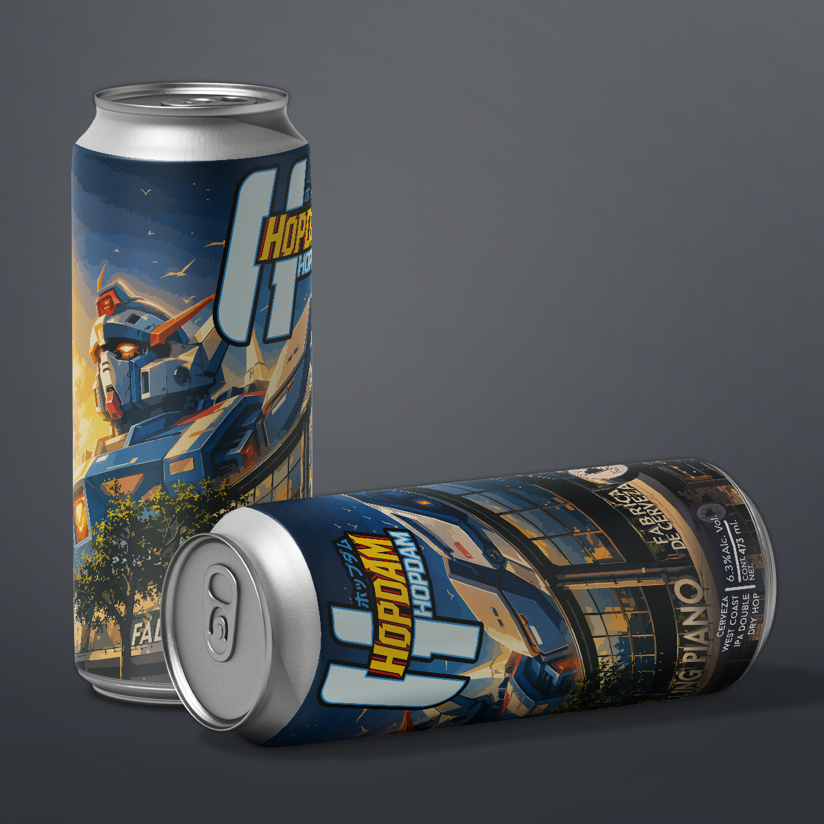 HOPDAM - West Coast double Dry Hop 473ml