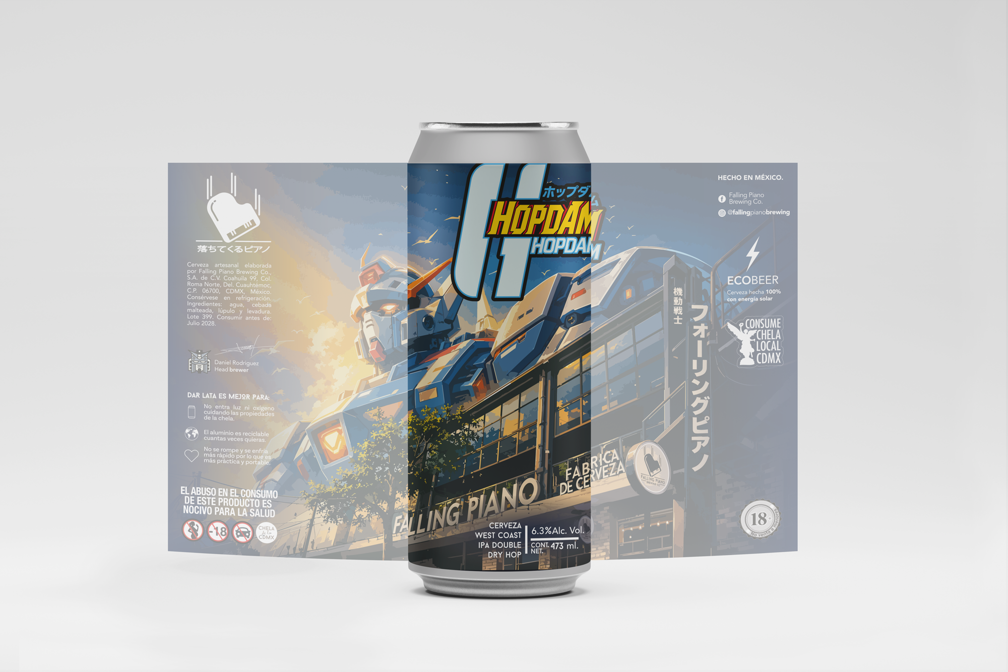 HOPDAM - West Coast double Dry Hop 473ml