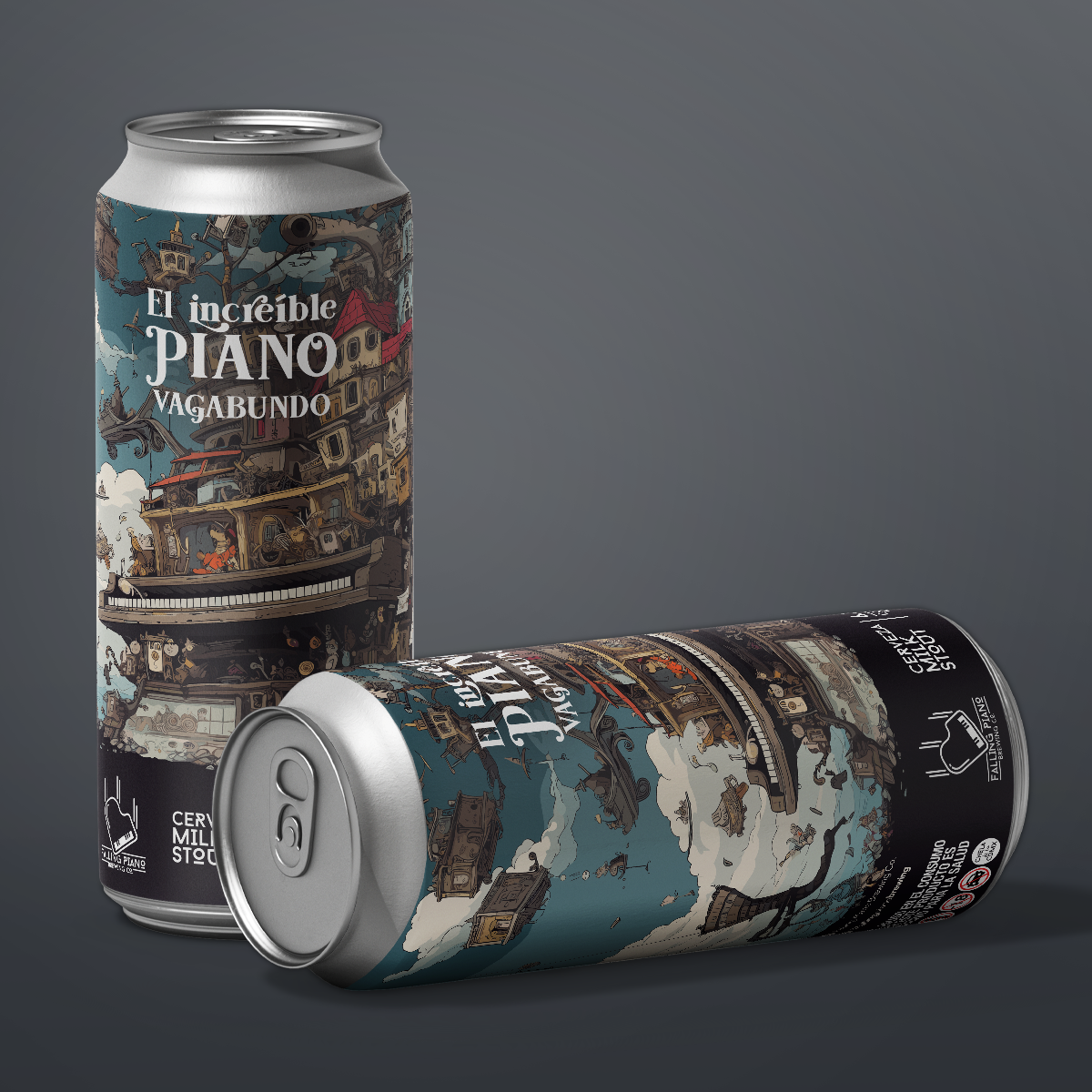 El increíble Piano Vagabundo - Milk Stout 473ml