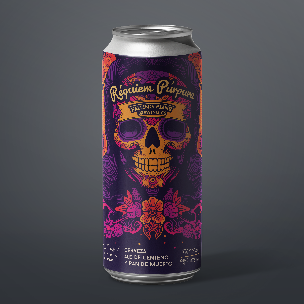 Réquiem Purpura - Ale de Centero y Pan de Muerto 473ml