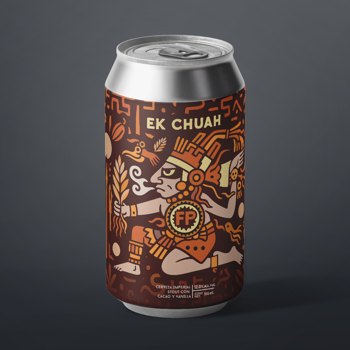 Ek Chuah  - Imperial Stout con Vainilla y Cacao 355ml