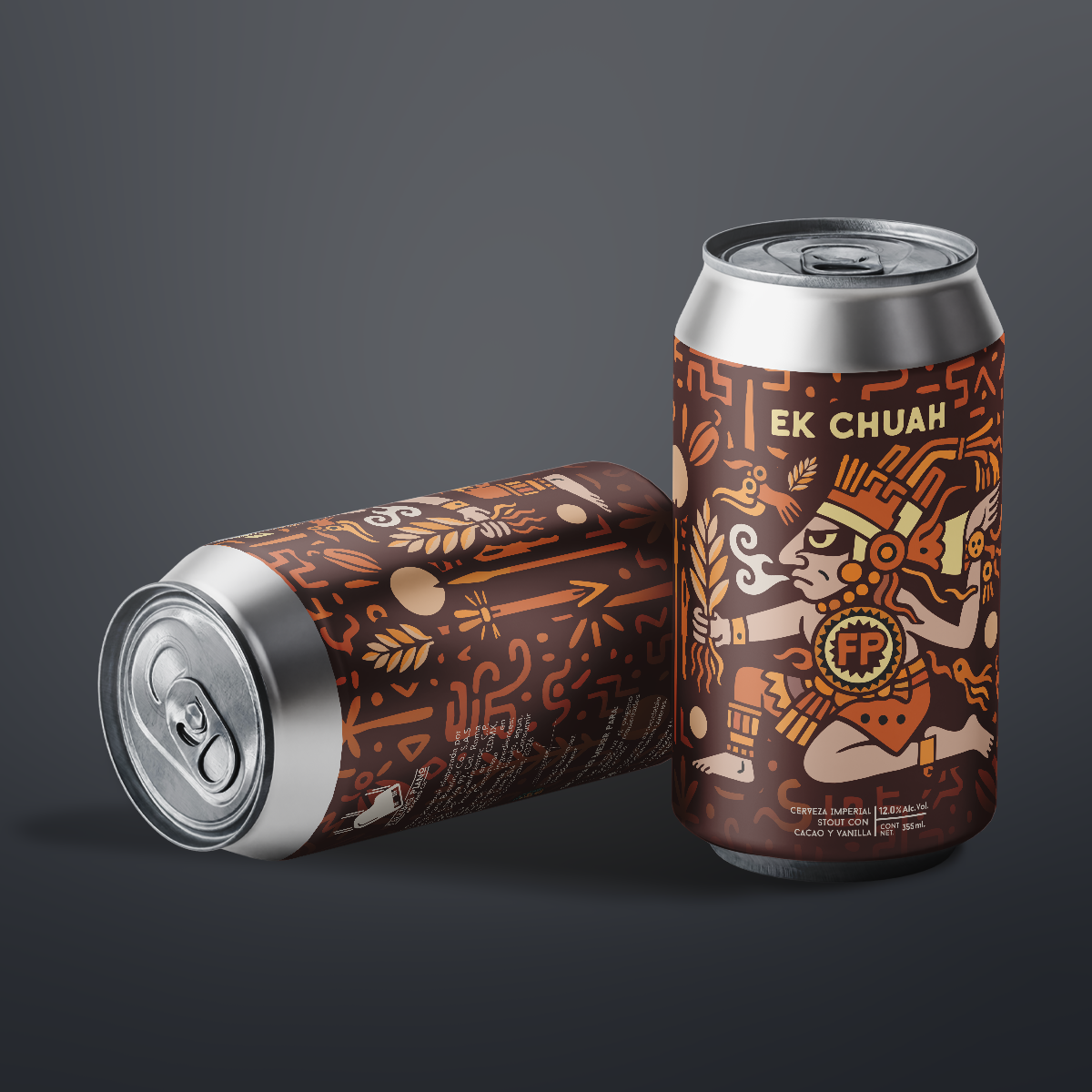 Ek Chuah  - Imperial Stout con Vainilla y Cacao 355ml