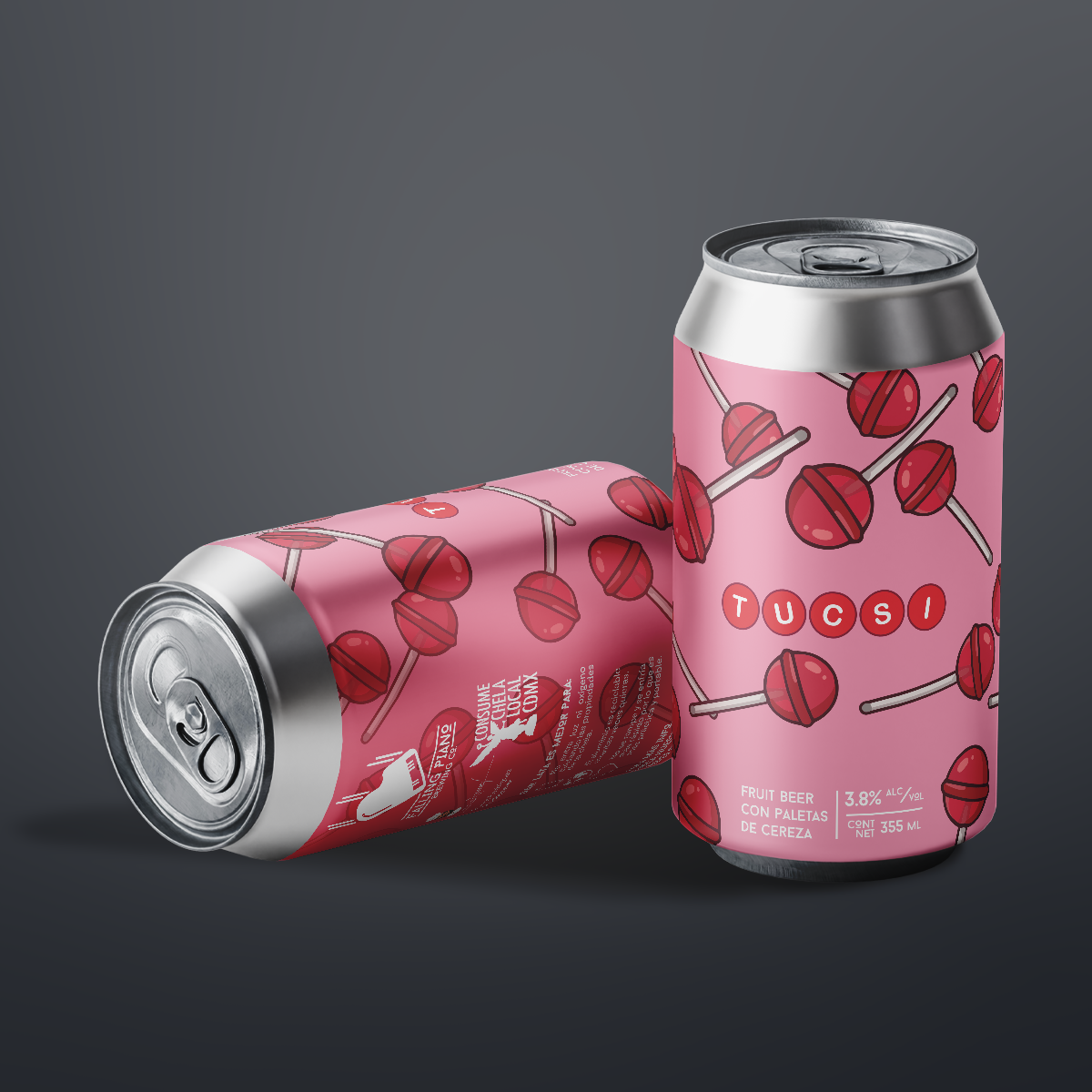 Tucsi - Fruit Beer con paletas de cereza 355ml